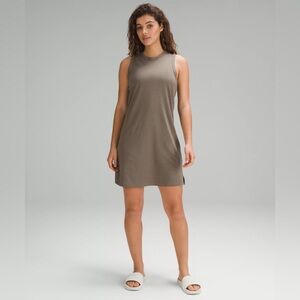 Lululemon all yours tank Sleeveless‎ Tan Dress Sz 14